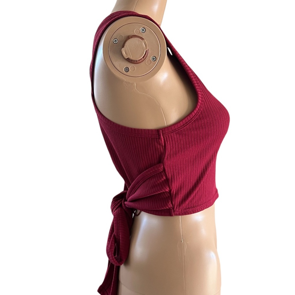Lulus Ribbed Cropped Strap Tank - Picture 4 of 7